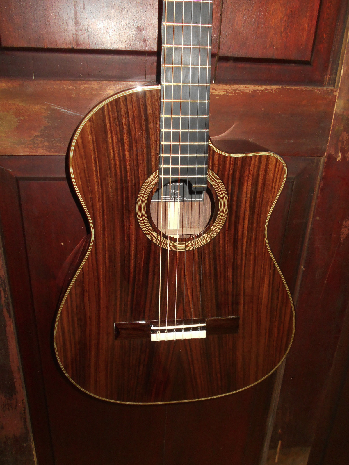 Cordoba Fusion 12 Rose Nylon String Classical Acoustic-Electric Guitar