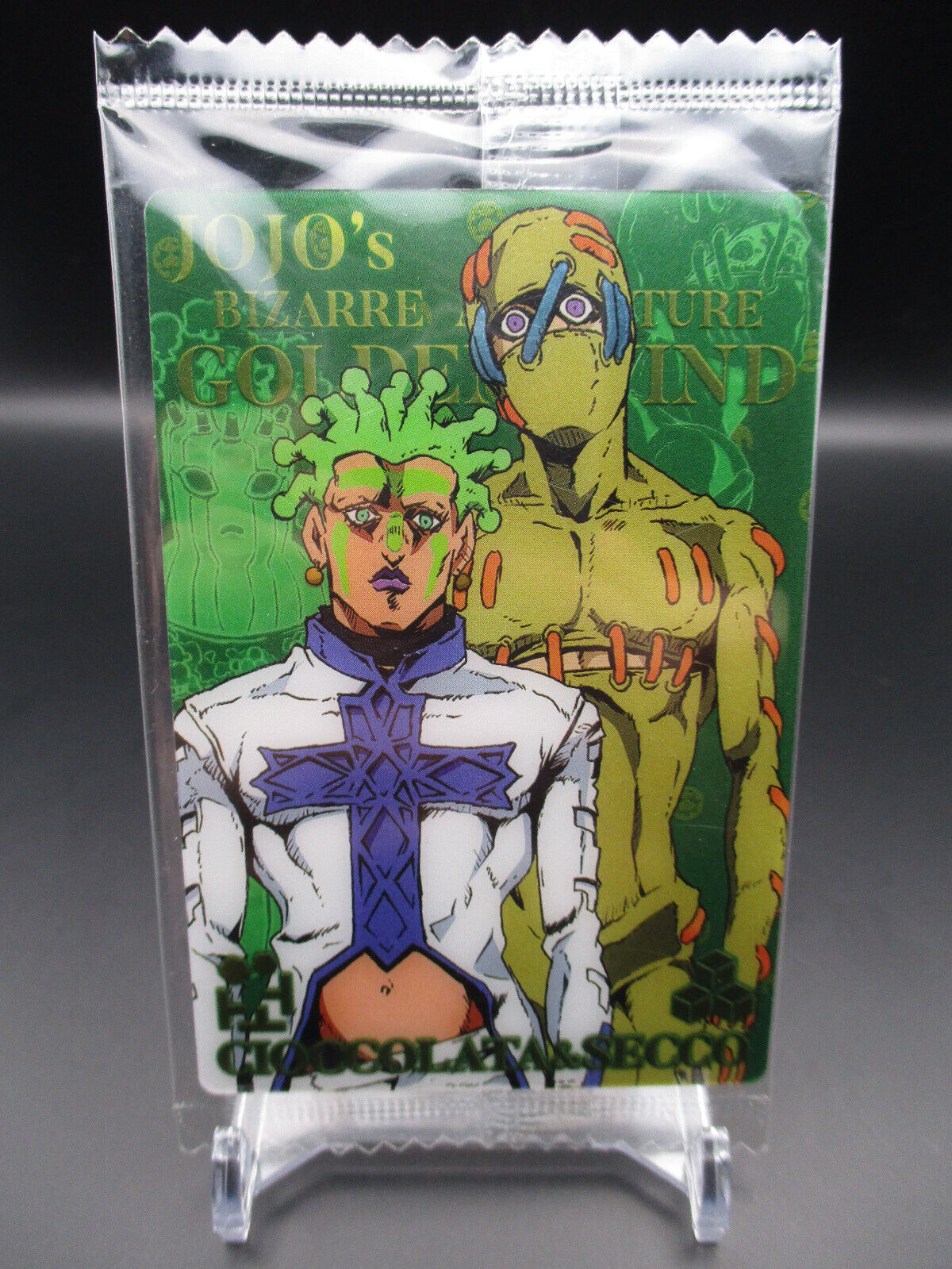 Cioccolata & Secco wafer card UnOpen JOJO'S BIZARRE