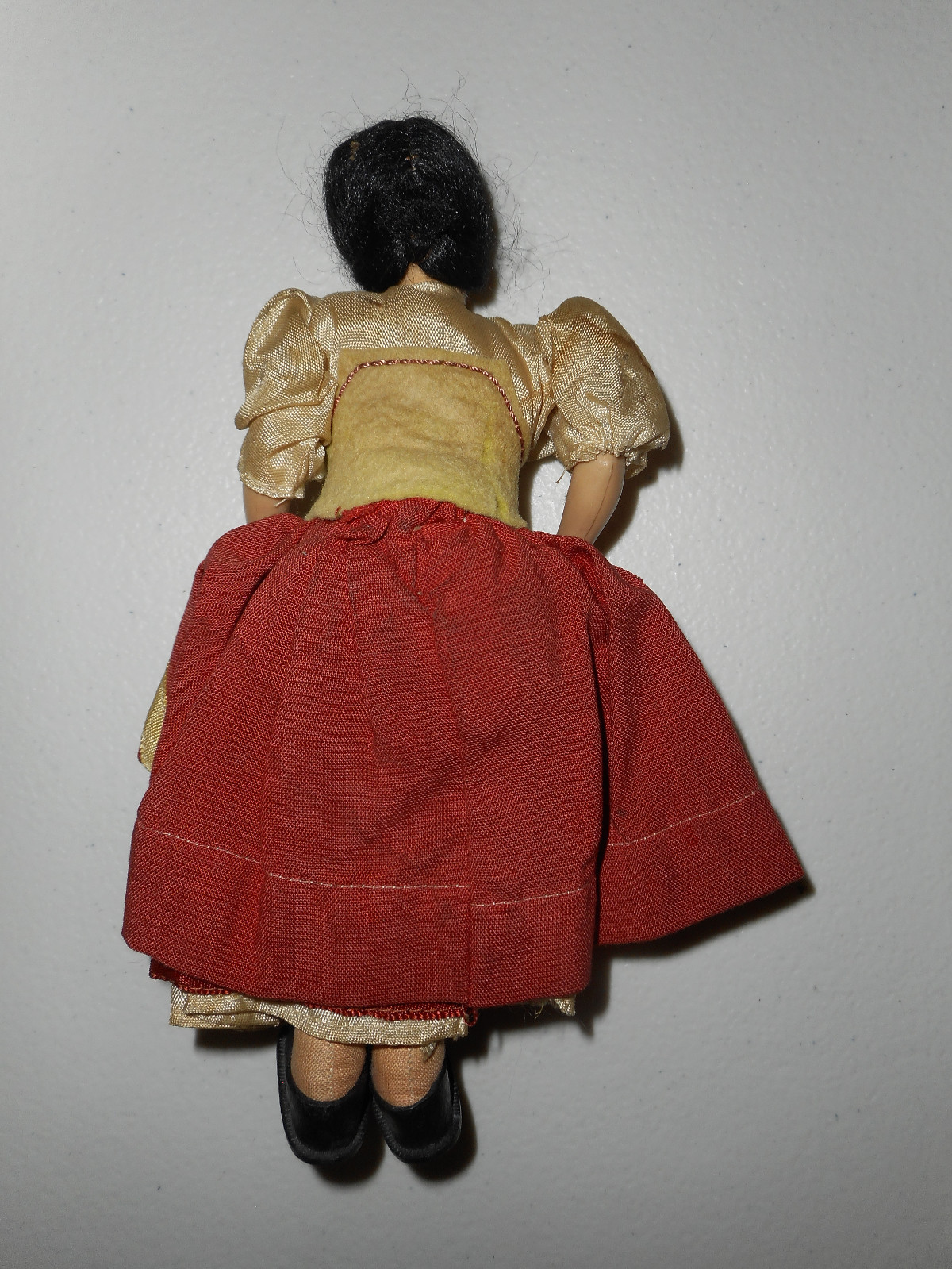Vintage Italy Cloth Hand Painted Doll 7-1/2