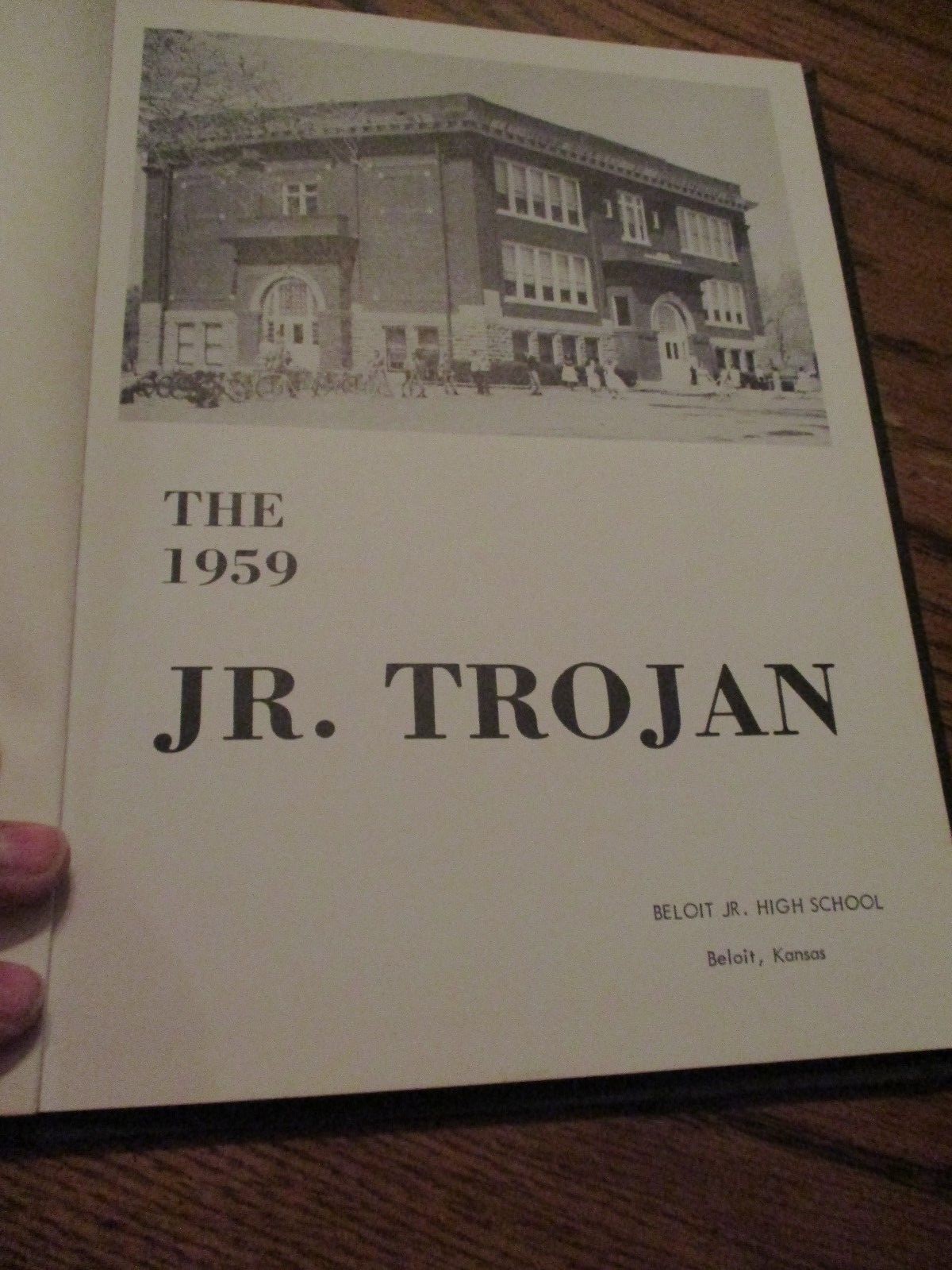 1959 The Jr. Trojan Yearbook Beloit Junior High School Beloit, Kansas