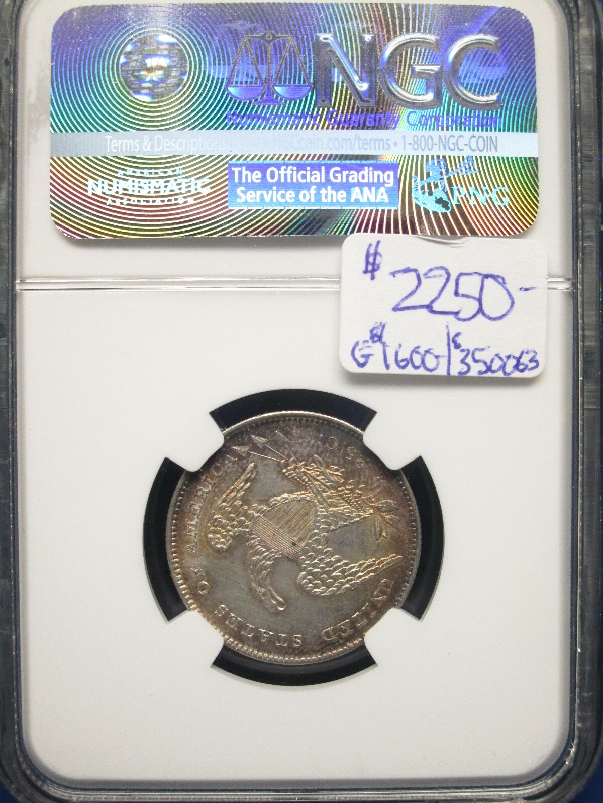 1831 25C Capped Bust Quarter UNC Details NGC