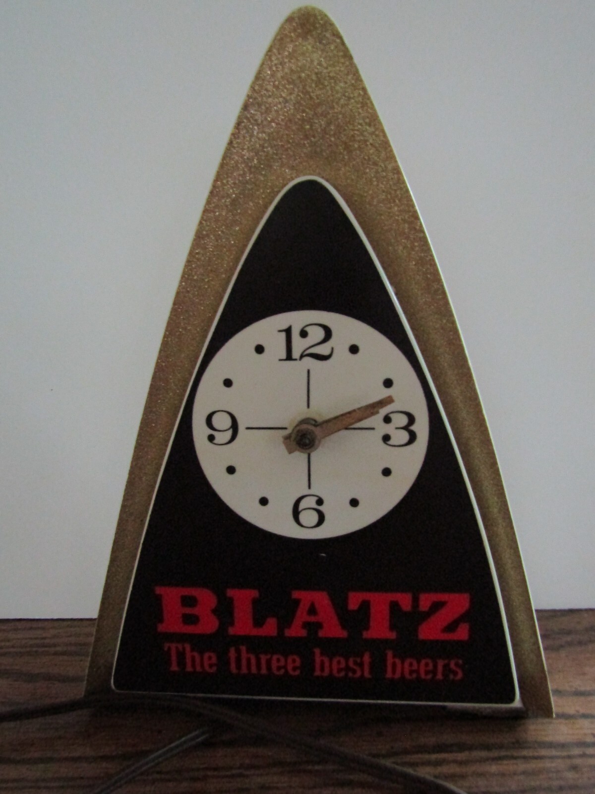 高速配送 VINTAGE THAT CLOCK WORKING BEERS BEST THREE THE BLATZ 1970 蛍光灯・電球