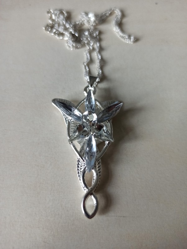 Elben Kette Arwens Abendstern AnhÃ¤Nger Elfen Kette Herr Der Ringe Schmuck