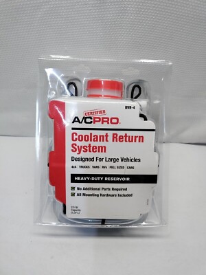 A/C Pro BVR - 4 Coolant Return System For Large Vehicles - Heavy Duty Reservoir