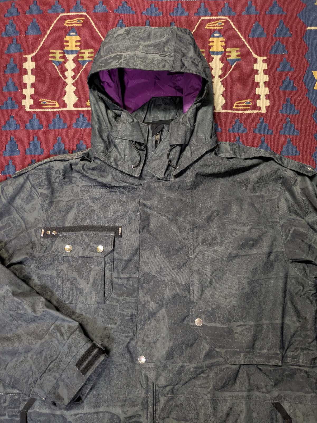 Y2K Oakley Snowboarding Technical Jacket, L, Loose Fit