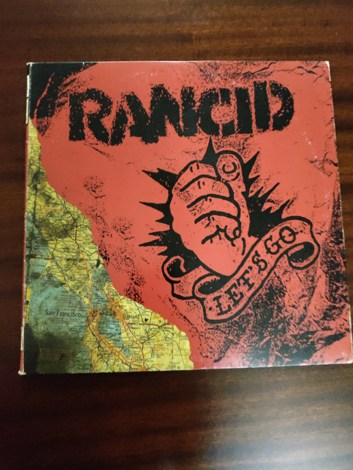 Rancid Let's Go white vinyl 2lp 10 inch Limited epitaph
