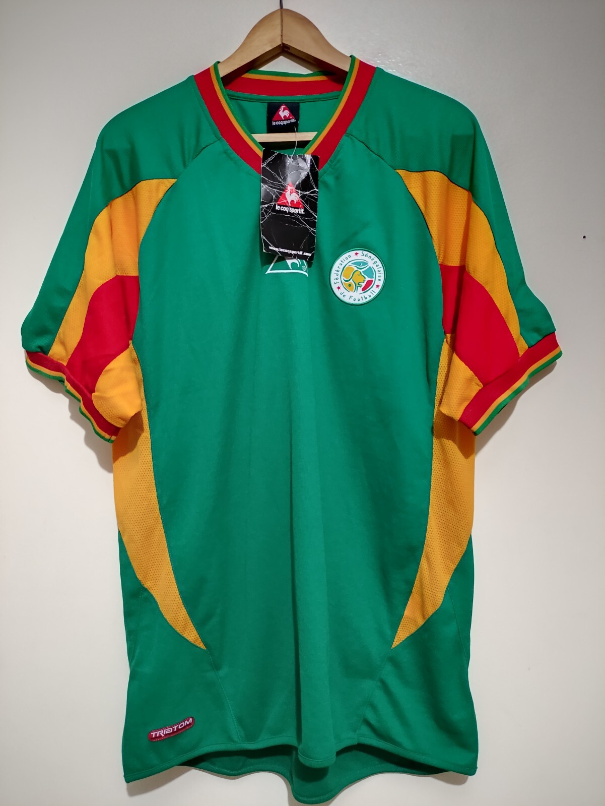 ルコック セネガル代表 ユニフォーム ゲームシャツ 2002年