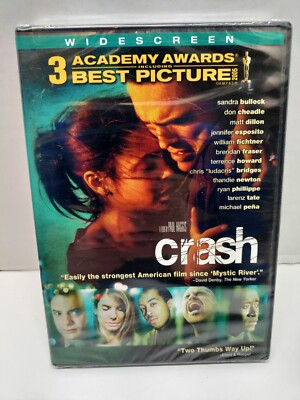 Crash (DVD 2004, Widescreen) - New, Sealed - Sandra Bullock - Don Cheadle -