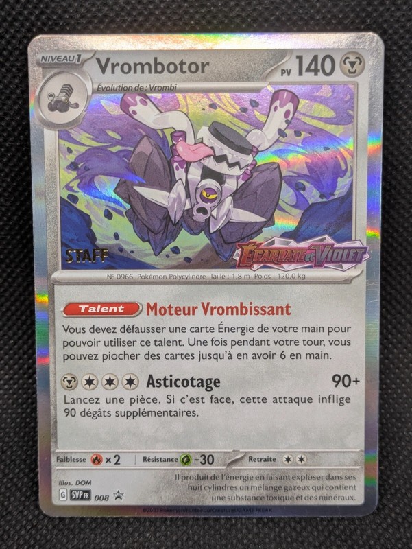 Carte Pokemon Vrombotor FranÃ§Ais 