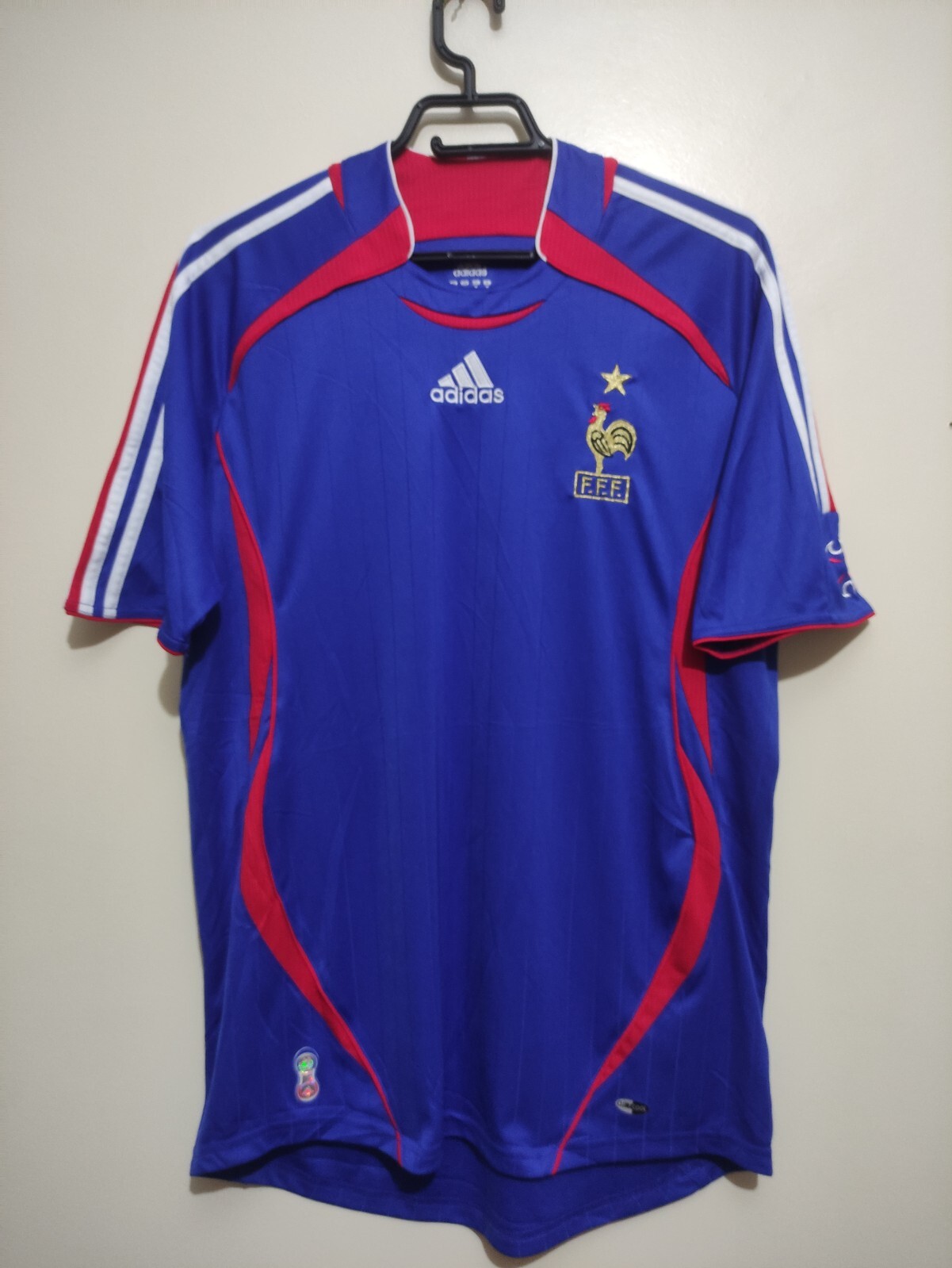 france 2006 2007 Home Shirt Vintage Soccer Jersey Adidas