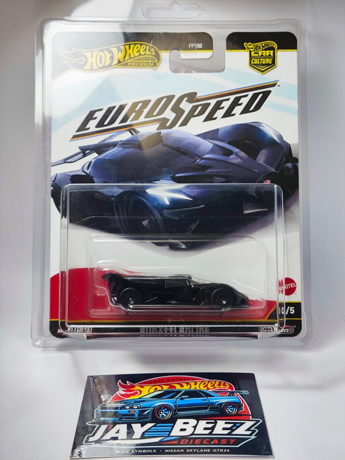 Hot Wheels Bugatti Bolide Chase チェイス 2025 Hot Wheels Car Culture Euro Speed Bugatti Bolide Chase