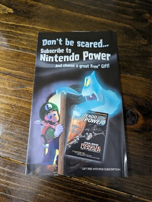 Luigi's Mansion Gamecube (Nintendo Power Insert Only) OEM