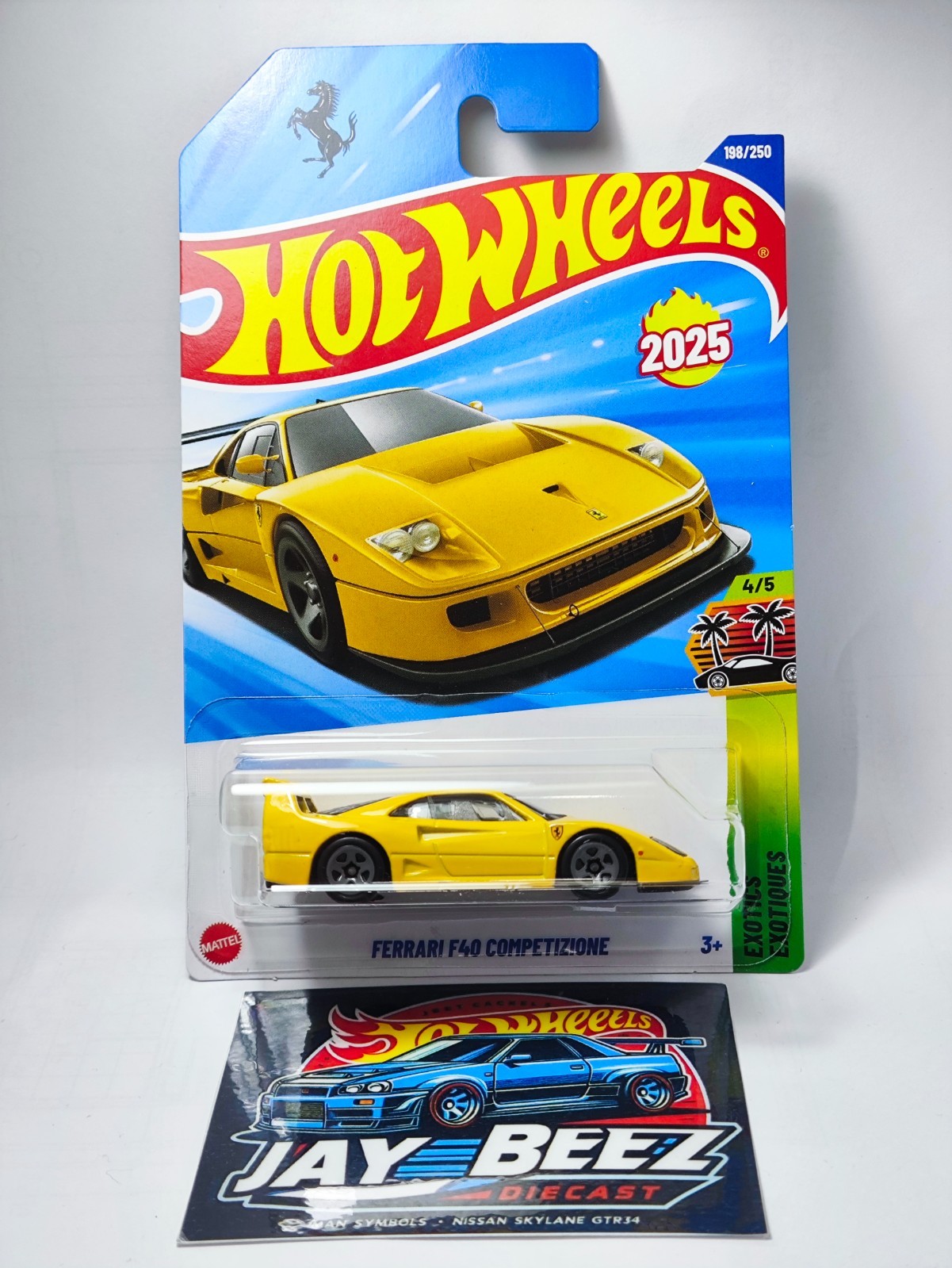 HotWheels Ferrari F40 Convertible 12個セット Hot Wheels NEW Case K 2025 Ferrari F40 Competizione Long