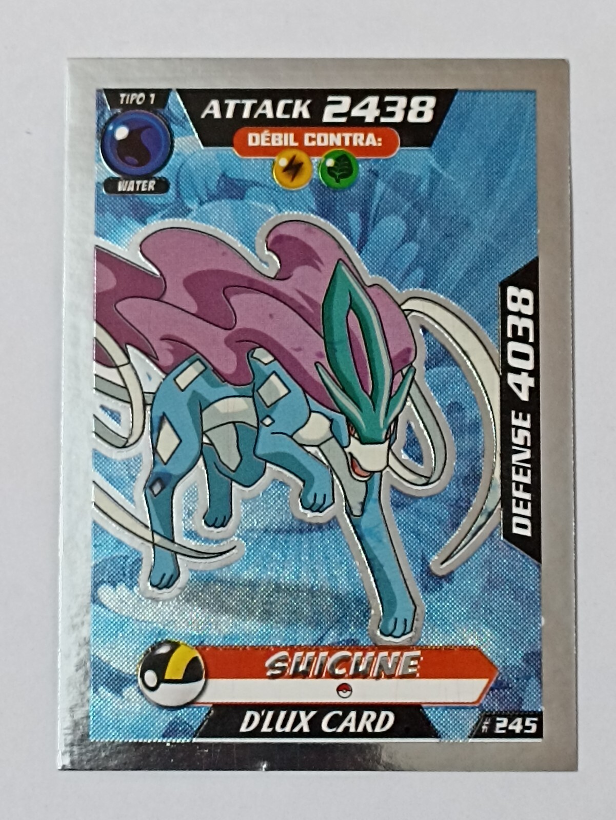 POKEMON TCG 3R V4 #245 SUICUNE Card PERU 2018 South America