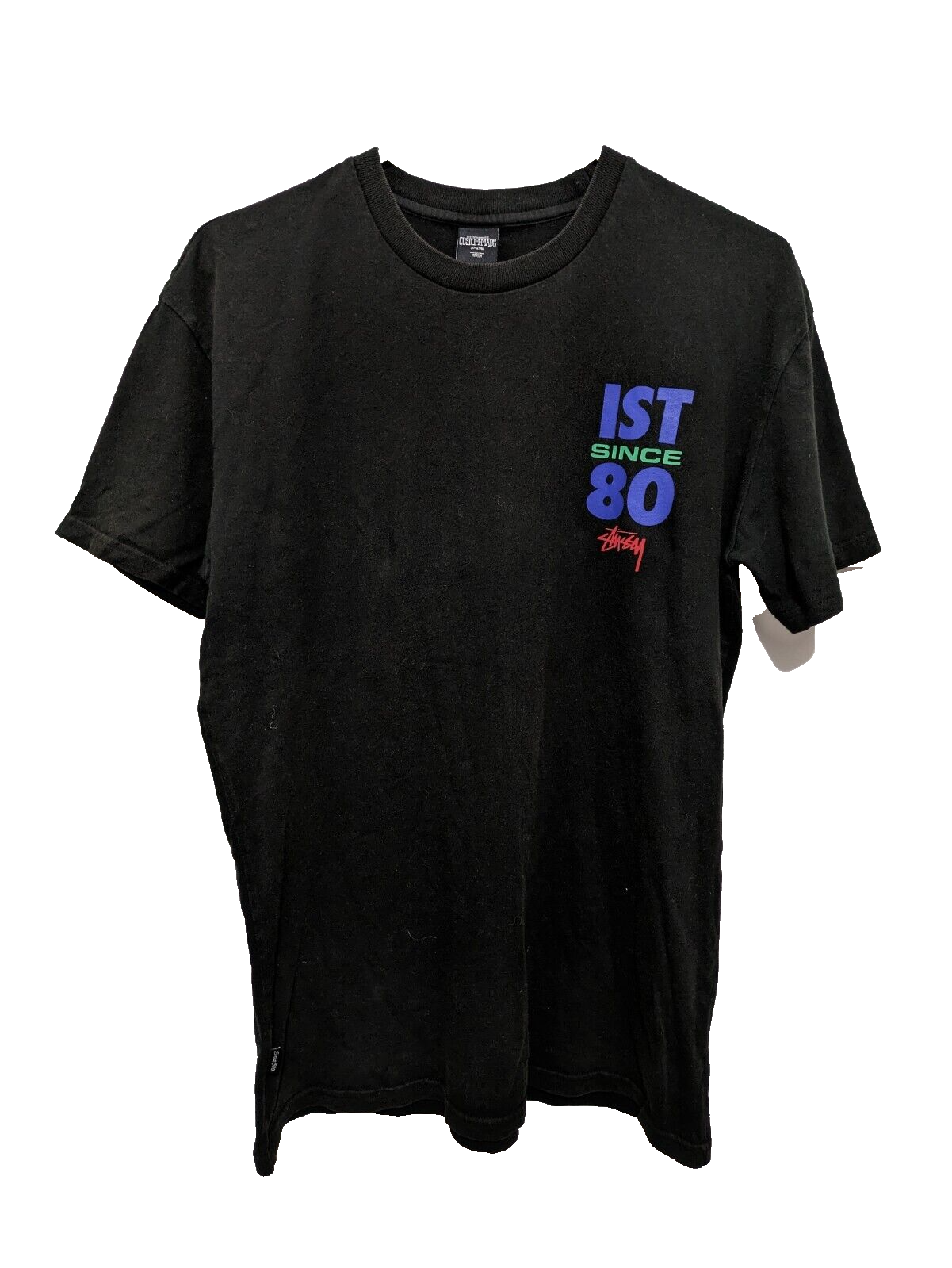 Stussy Custom Made Shirt Men Black New York Paris Los