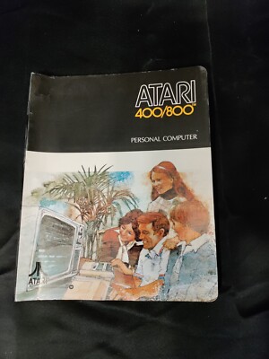 Atari 400/800 Operators Manual & BASIC Reference PC Manual/Binder 