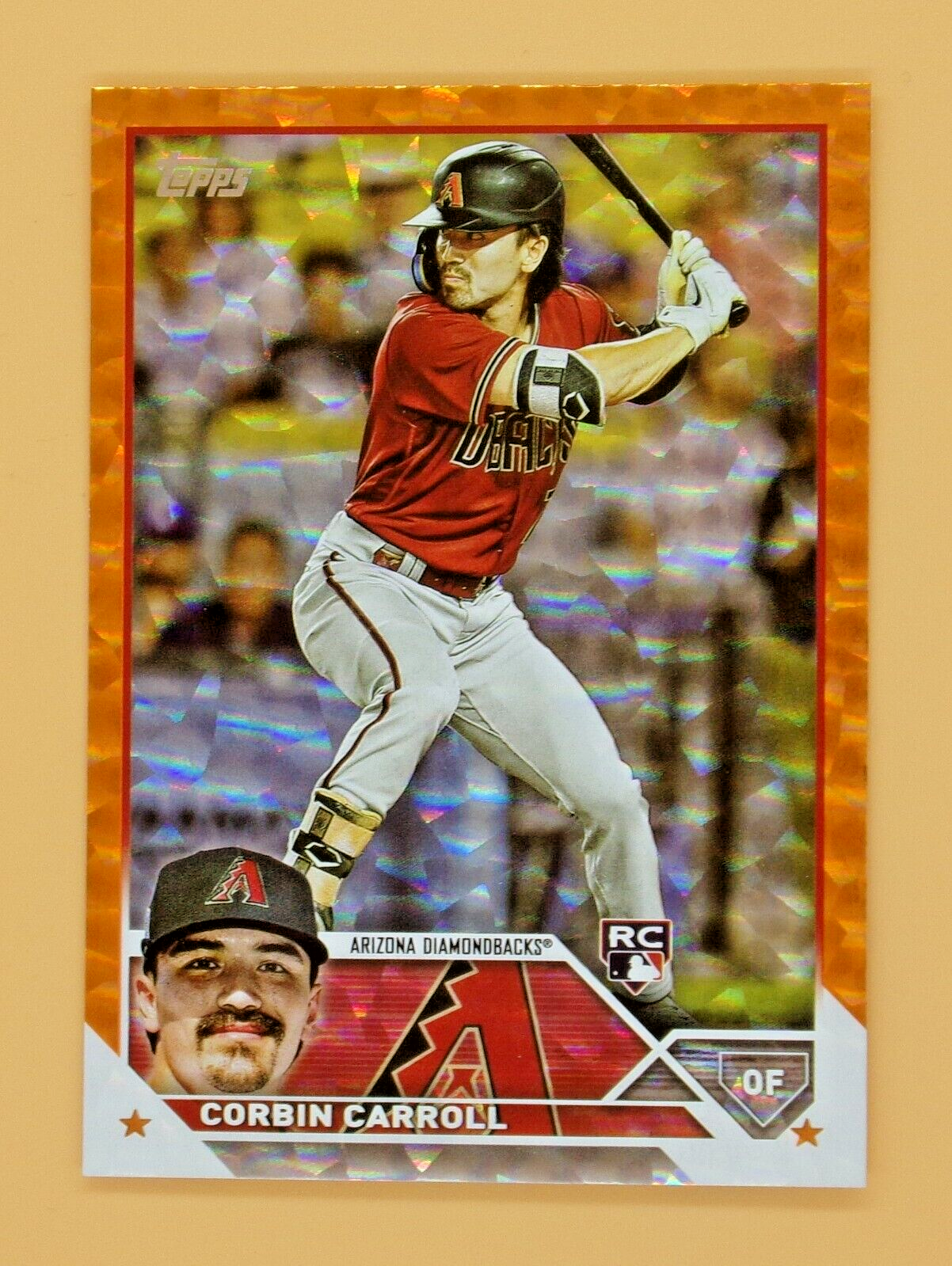 2023 Topps Series 2 Corbin Carroll RC 117/299 Orange Foil