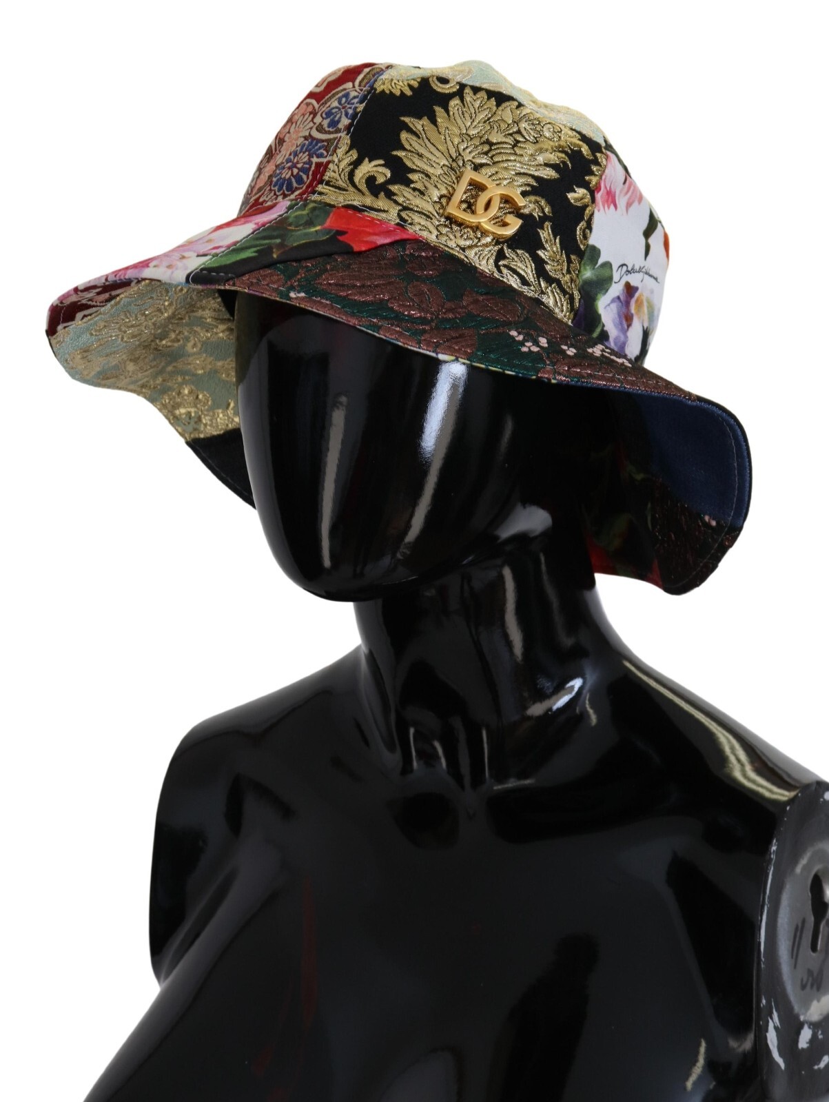 

DOLCE - GABBANA Шляпа разноцветная жаккардовая с цветочным принтом Ведро Capello . 57 / С 680 долларов США, Multicolor