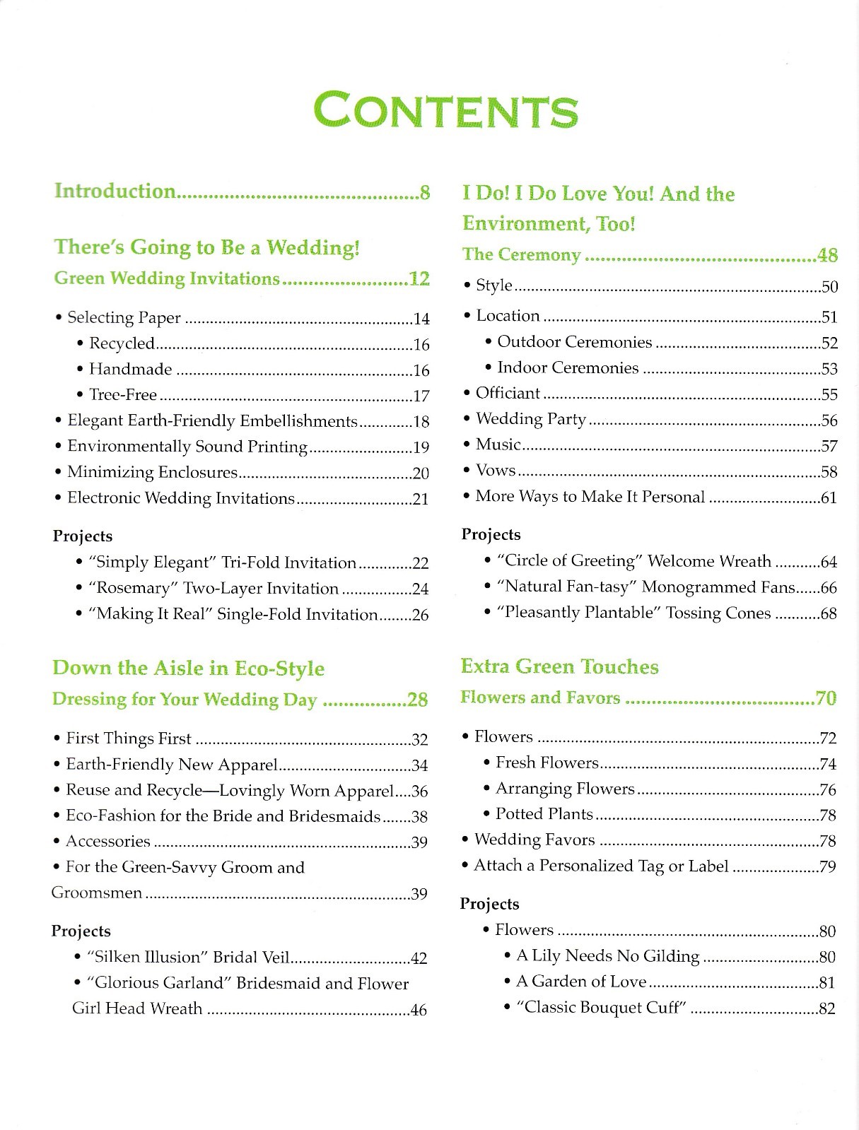 The Green Wedding Guide | Leisure Arts 4638