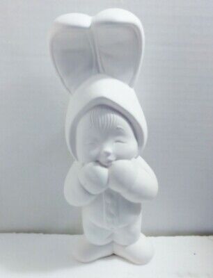 Standing Sweet Tot Bunny 7''tall Ready to Paint Ceramic Bisque