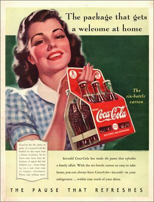 1940’s USA コカコーラ 1940, Coca-Cola, 