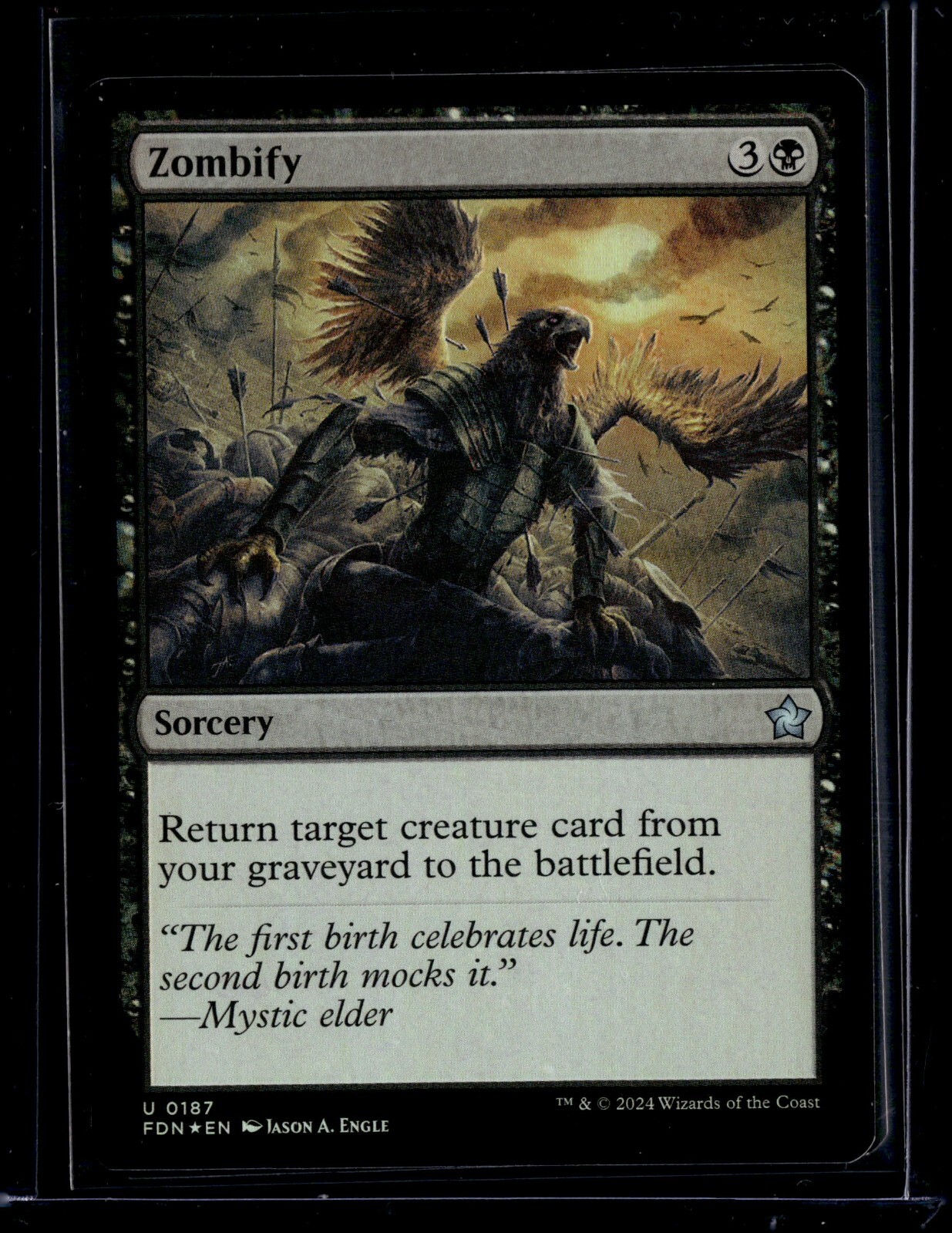 Zombify - 187 - Foil - FDN - NM - MTG Magic the Gathering | eBay Zombify - 187 - Foil - FDN - NM - MTG Magic the Gathering | eBay