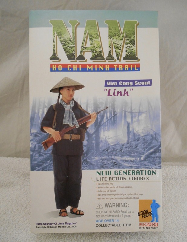 NAM HO CHI MINH TRAIL VIET CONG SCOUT “LINH” ( NEW IN BOX