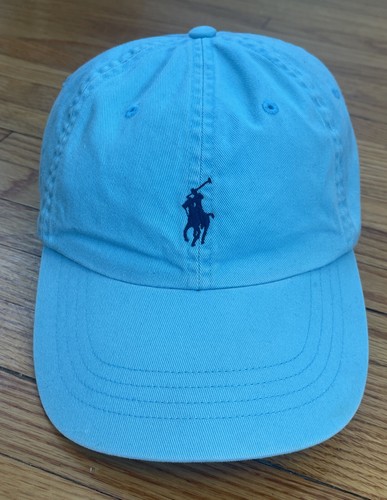 Vintage 90s Y2K Polo Ralph Lauren Blue Pony Strapback Dad