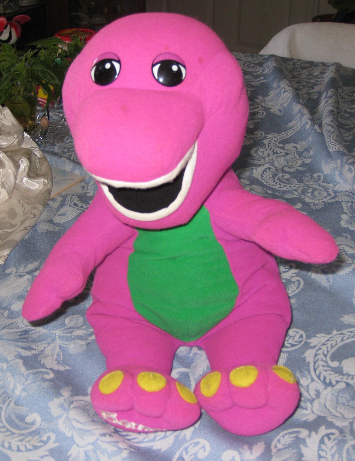 Barney 電話 おもちゃ BARNEY'S WORLD Hey Barney Phone Musical Toy for Kids with