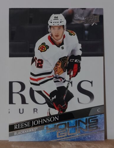 2020-21 Reese Johnson Upper Deck Young Guns Rookie Card #725 RC. rookie card picture