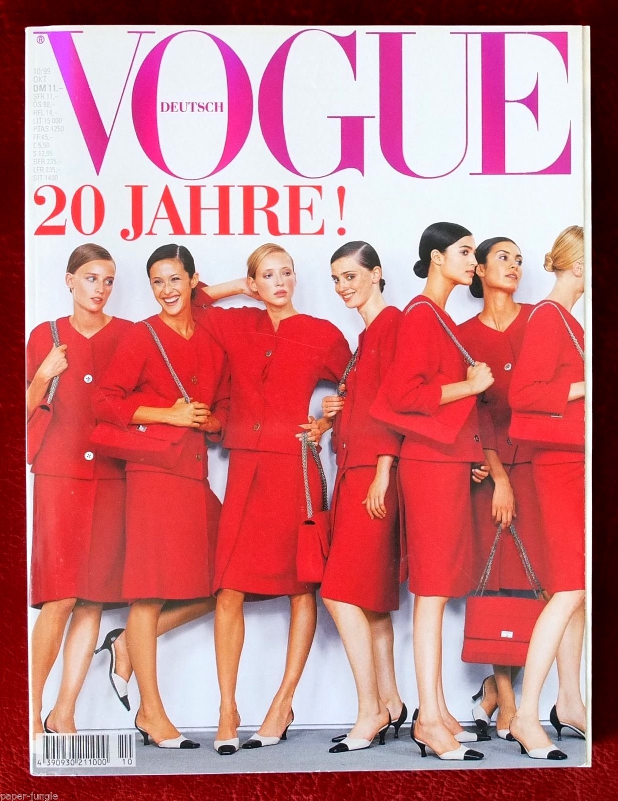 Vogue Deutsch Germany ~ October 1999 ~ 20th +Wolford Catalog