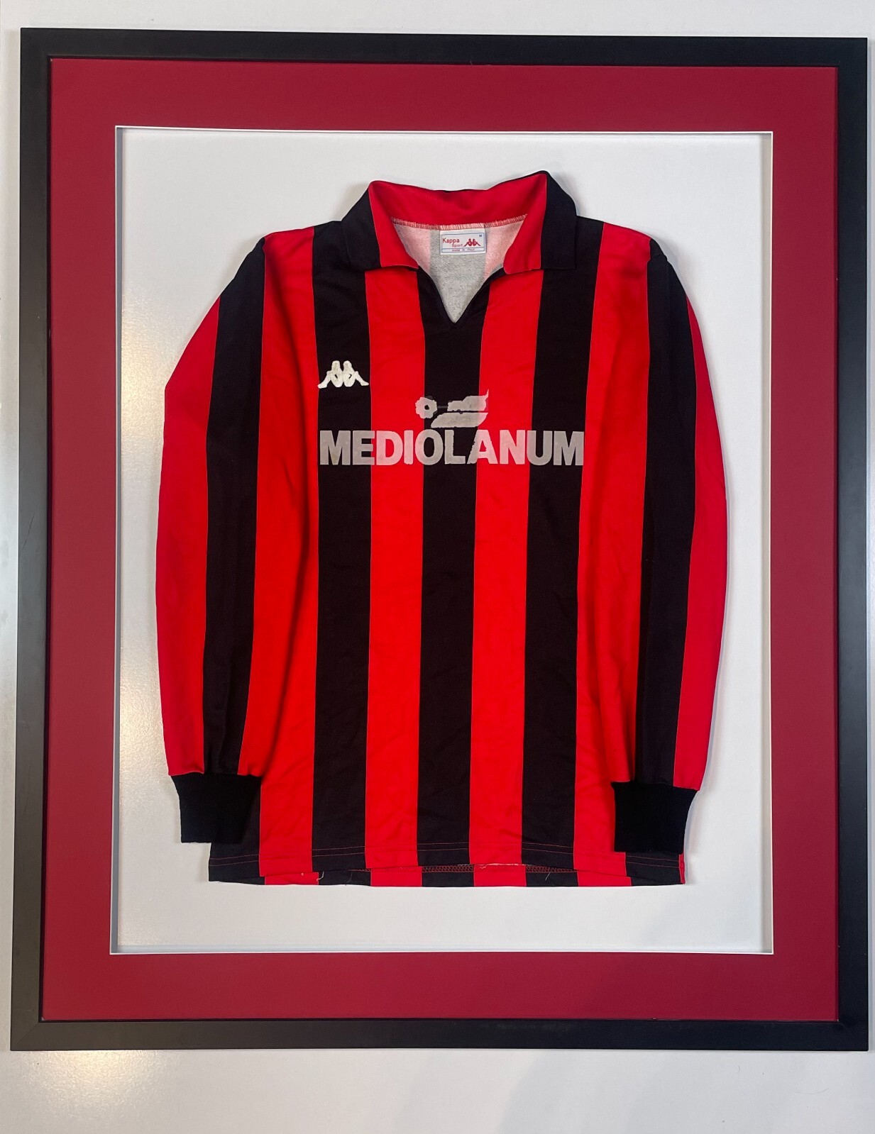 Kappa AC Milan 1987/1988 Long Sleeve Home Shirt/Jersey, '4