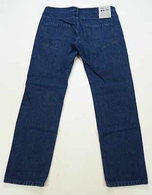 Rare Vintage RAF SIMONS Modello Denim Jeans 2010s AW 2018/19 Streetwear Blue