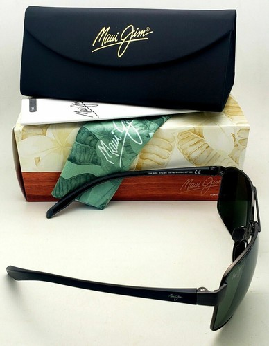 Pre-owned Maui Jim Polarized  The Bird Sunglasses Mj 835-02c Gunmetal Frame Grey Lenses In Gray