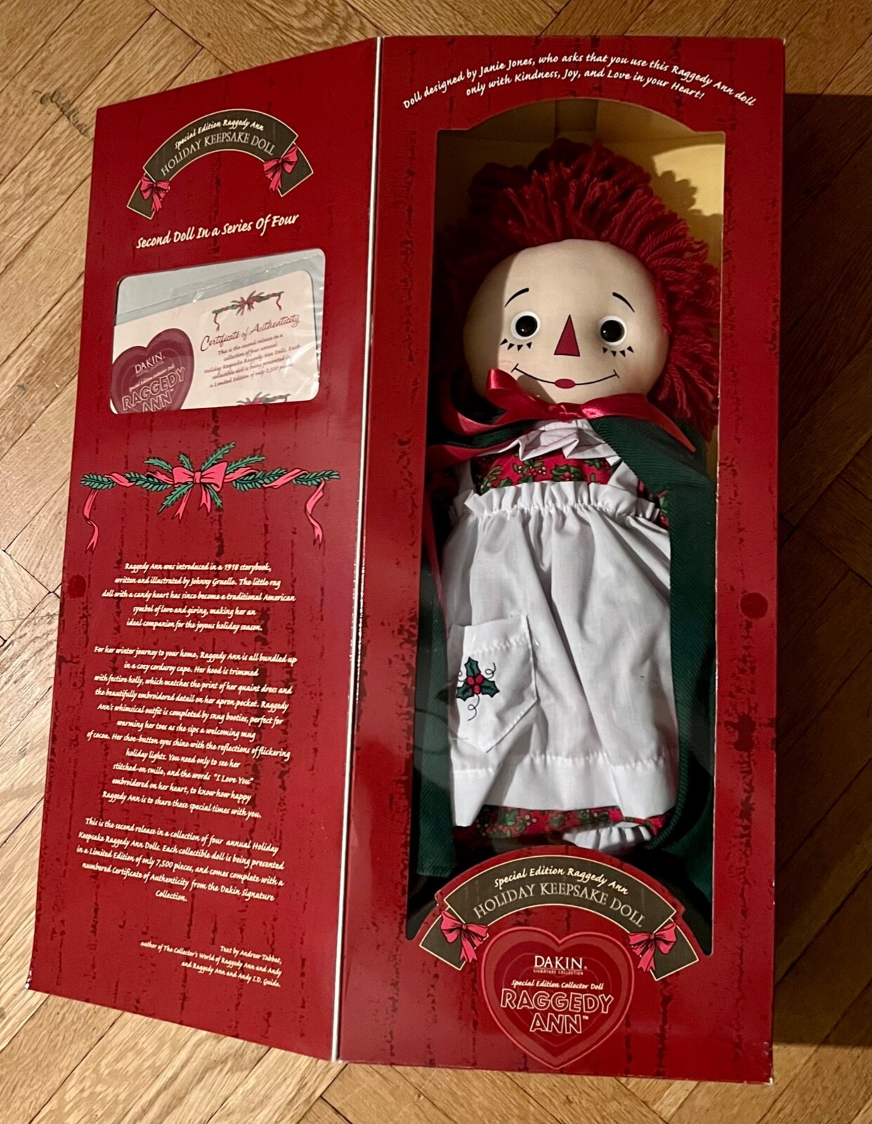 RAGGEDY ANN（American Dolls）壁掛け RAGGEDY ANN（American Dolls）壁掛け
