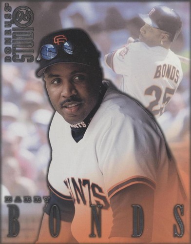 バーリーボンズ BARRY BONDS 1995 Donruss Studio Platinum Credit Card