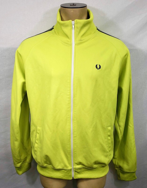 fred perry yellow track jacket