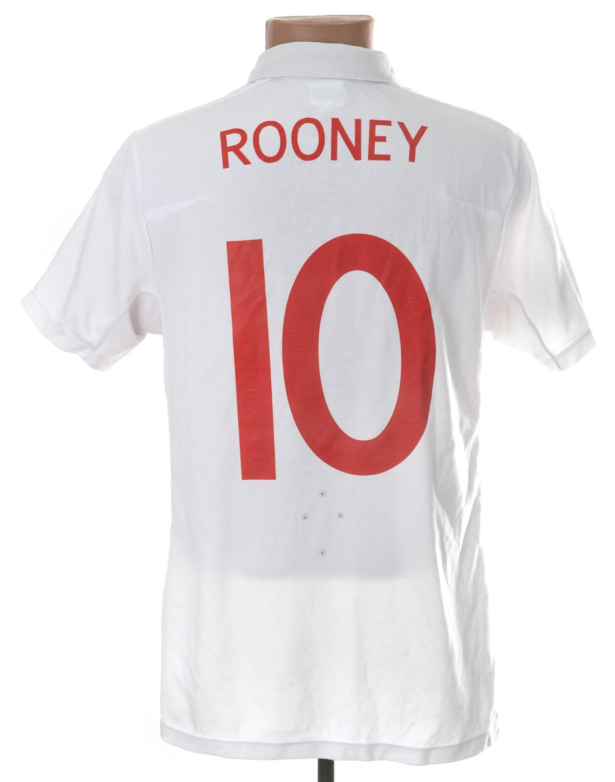 ENGLAND NATIONAL TEAM 2009/2010 HOME FOOTBALL SHIRT UMBRO S
