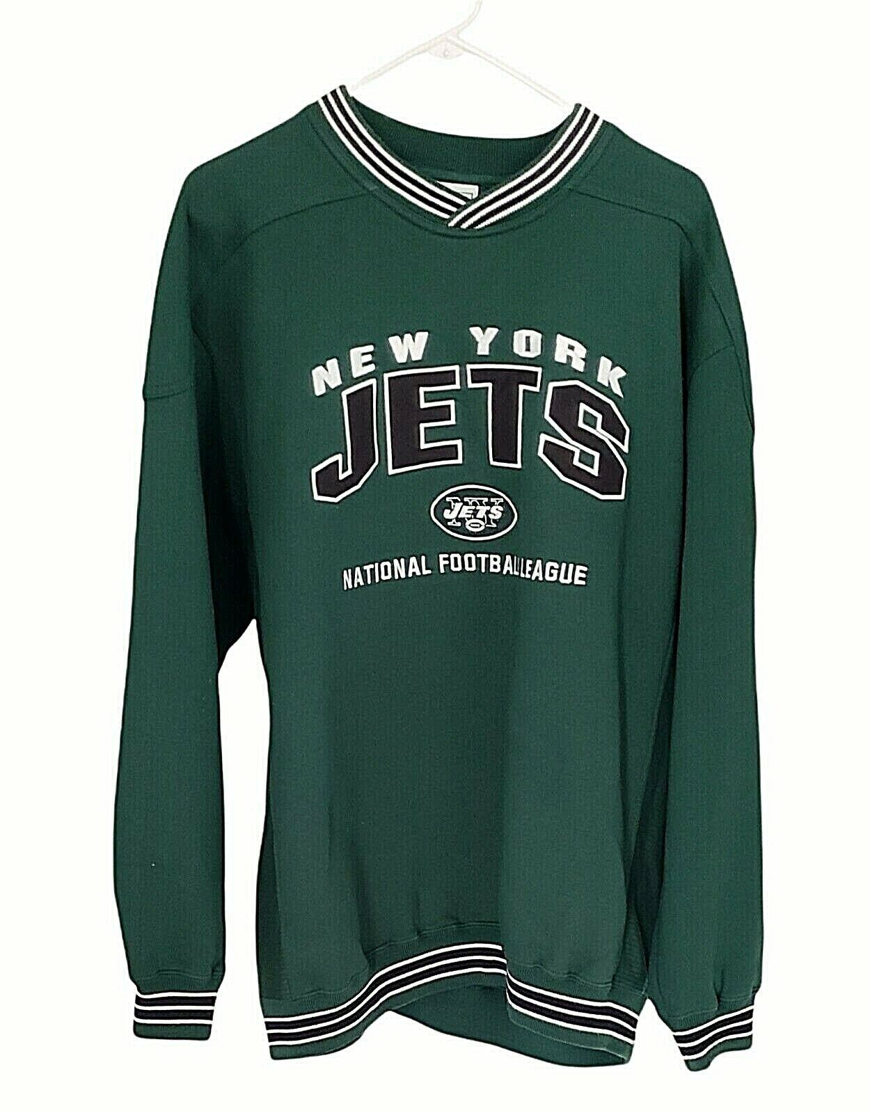 New York Jets Vintage 90s Embroidered Sweatshirt Lee Sport New York Jets Vintage 90s Embroidered Sweatshirt Lee Sport