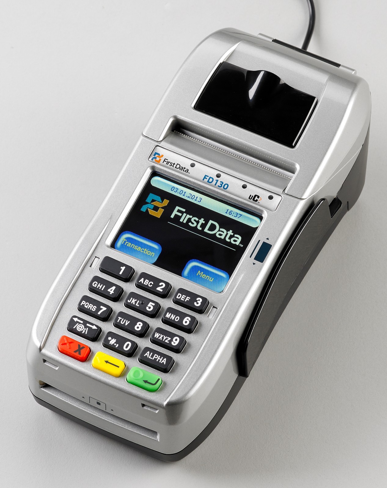 First Data: FD130 Terminal with EMV / NFC/ WiFi (001867064)