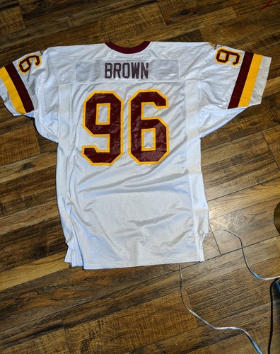 ON SALE 1999 Washington Redskins Adidas White Game issued/used Jersey sz 48