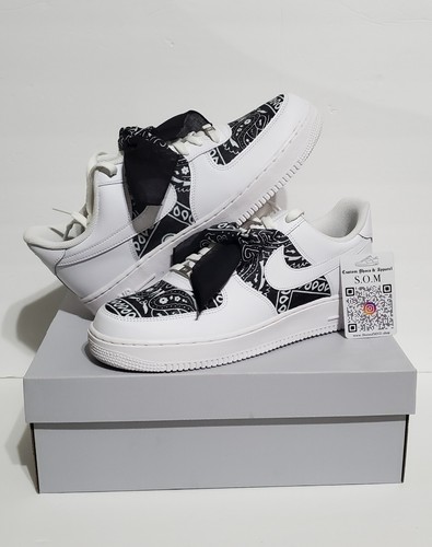 black bandana air force ones