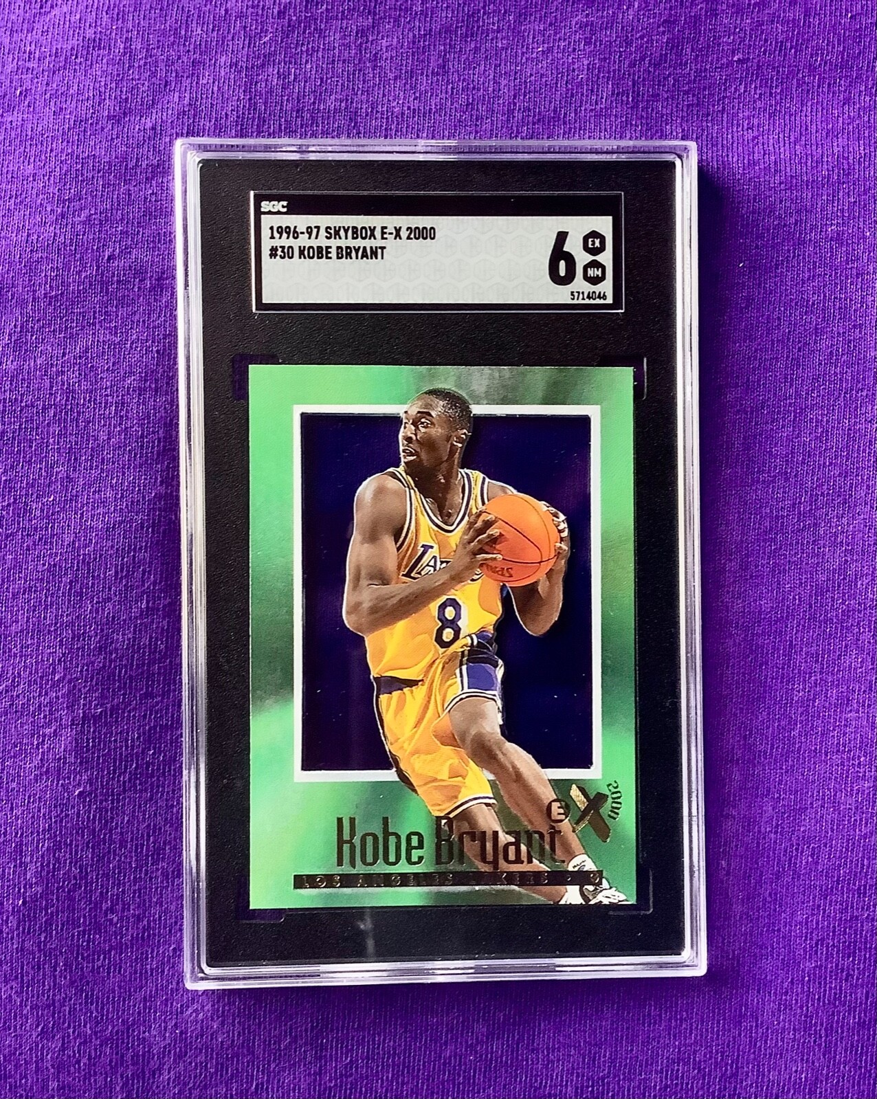 その他 1996 Skybox E-X2000 Kobe Bryant #30 1996 SKYBOX E-X2000 #30 KOBE BRYANT ROOKIE CARD SGC 6 BEAUTY