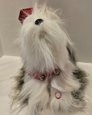 Gemmy Animated Sheep Dog moves & sings 2 songs O Christmas Tree & Deck the Halls