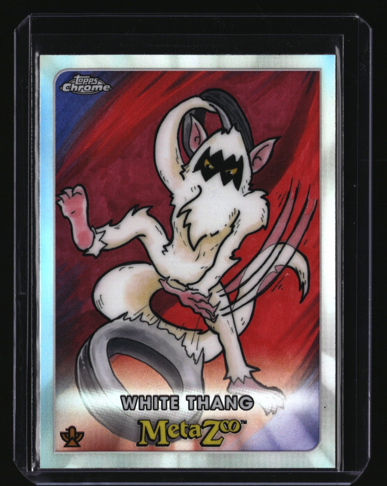 MetaZoo WHITE THANG #142 (2022 Topps Chrome Silver Refractor