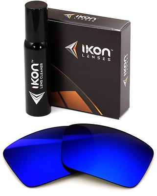 Polarized IKON Iridium Replacement Lenses For Oakley Triggerman Deep Blue Mirror