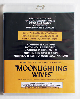 MOONLIGHTING WIVES blu-ray DARK FORCE Joseph Sarno NEW & SEALED Bonus Material