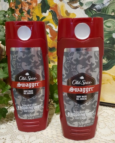 2 Old Spice Red Zone Swagger Scent Men's Body Wash 16oz 8