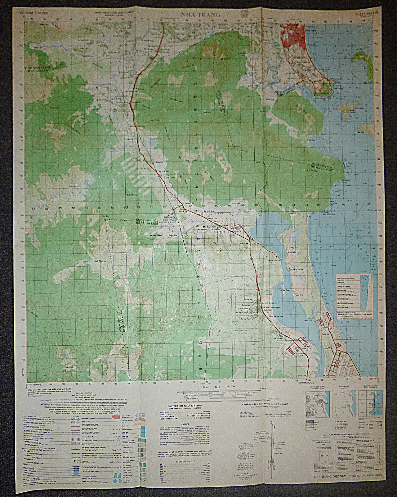 6833 iii - MAP - Nha Trang - MACV-SOG - Op Delta - B-52