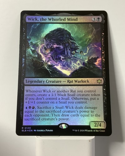 MTG BLB: Wick, the Whorled Mind (Legendary Creature Rat